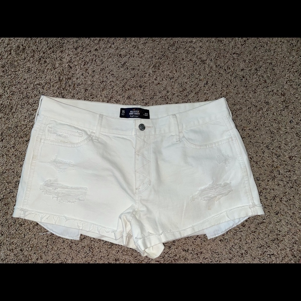 White Hollister size 15 shorts